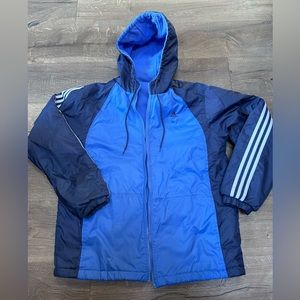 VTG Reversible Adidas Fleece Windbreaker (L)